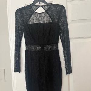 Long Sleeve fitted lace dress